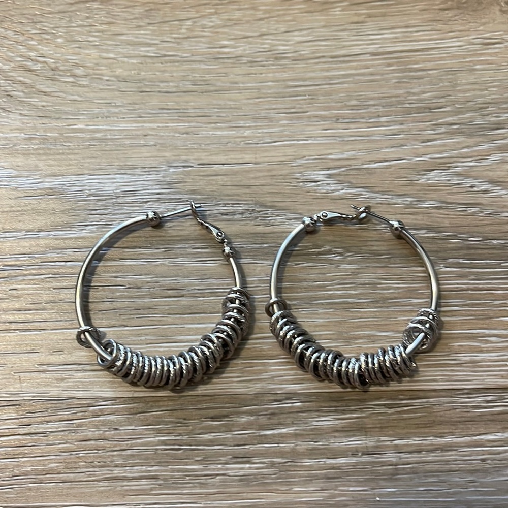 Lia Sophia Silver earrings